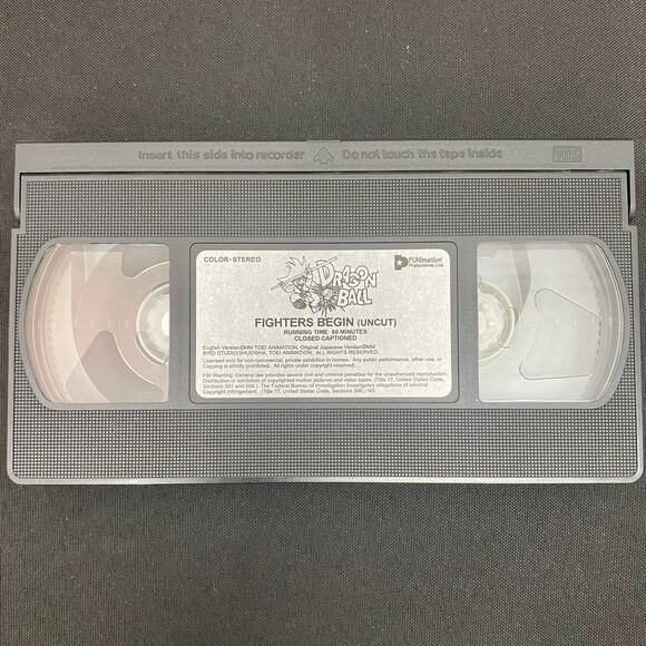 2001 Dragon Ball: Tournament Fighters, Begin (Uncut) VHS - Picture 5 of 8